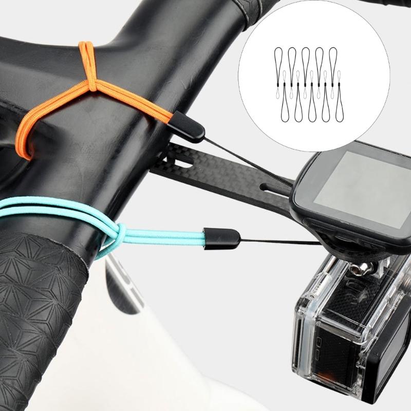 10Pcs Bicycles Speedometers Safety Cord Elastics Straps For Bike Computer And Navigations Device Secure Attachments