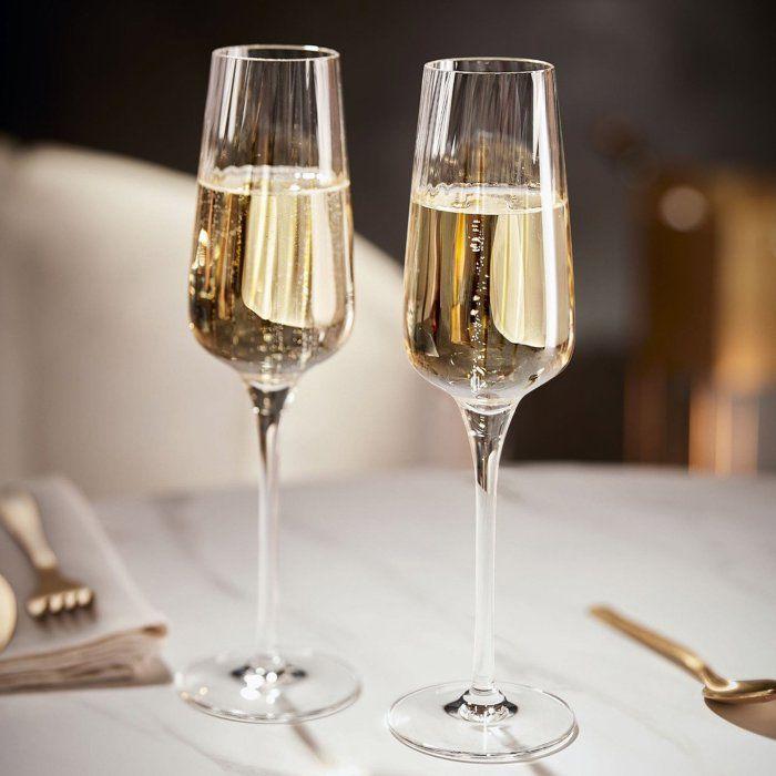 Flûte à champagne - Chef&Sommelier - Symétrie - 21cl - 6 verres - Krysta