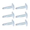 50PCS Round Head Drill Screw Non Slip Carbon Steel Galvanized Self Drilling Screws 4.2x16mm Washer