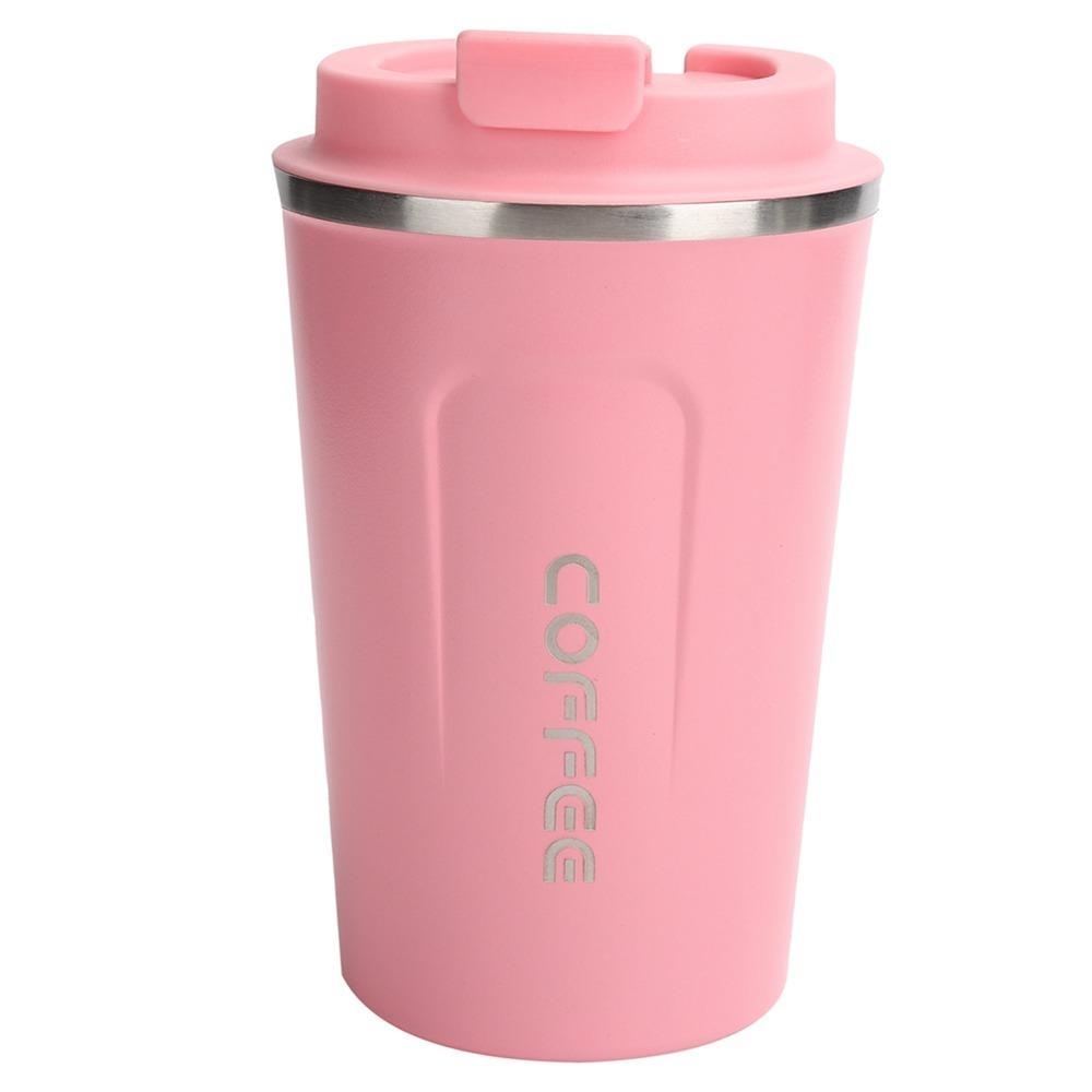 Double-Wall Insulation Vacuum Insulated Coffee Mug Leakproof Lid Thermal Travel Mug Car Use