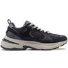Li Ning Beicheng Cushioning Slip Resistant Abrasion Resistant Support Low top Chunky Sneakers Men's Black Gray AGCT425-3