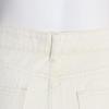 Pantalon en denim droit patchwork taille haute pour femme, effet dégradé – Collection Automne 2025