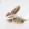 Butterfly Rhinestone Colorful Metal Lapel Brooch Pin Jewelry Women Gift