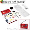 DIY Digital Display FM Radio Electronic Kits Micro USB 87-118MHZ Adjustable Frequency Soldering Project Practice Solder Diy Kits