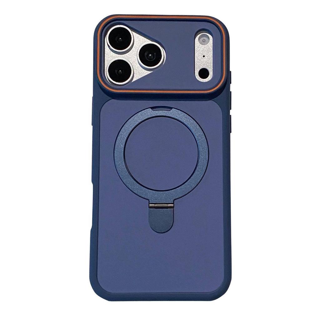 Phantom Solid Magnetic Stand iPhone 17 Pro Max Case – Skin-Feel, Color Block, Drop-Proof.