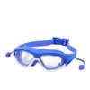 Kids' Waterproof, Fog-Proof Swim Goggles with Earplugs – Large Frame, HD Diving Glasses for Boys & Girls.