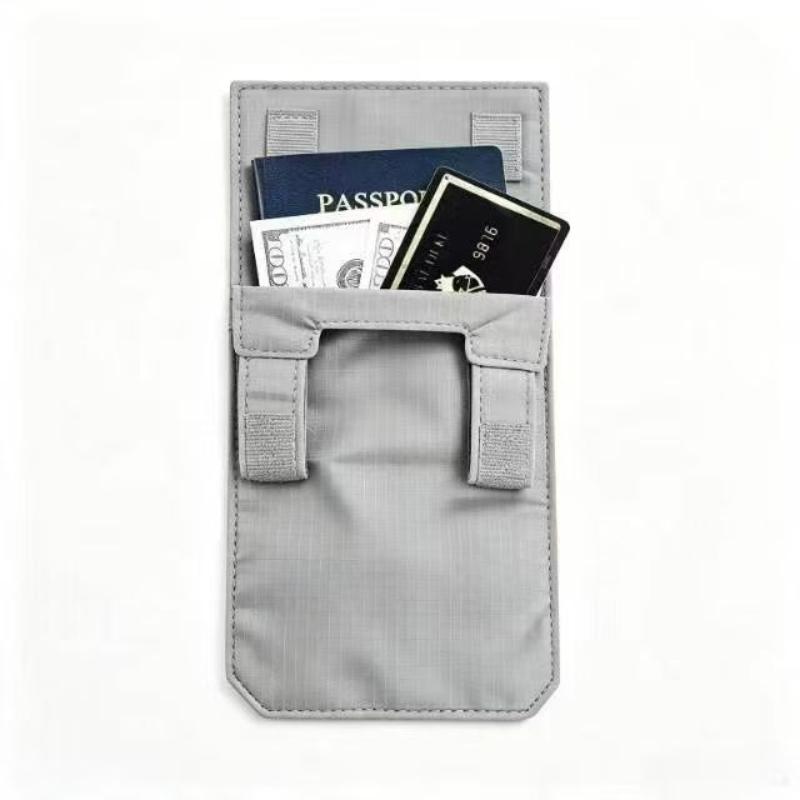 RFID Blocking Anti-Theft Travel Money Belt 1Pcs Concealed Pouch Wallet for Tourists Travel Use