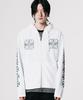 Vastic Cross Logo Zip-Up Hoodie_White