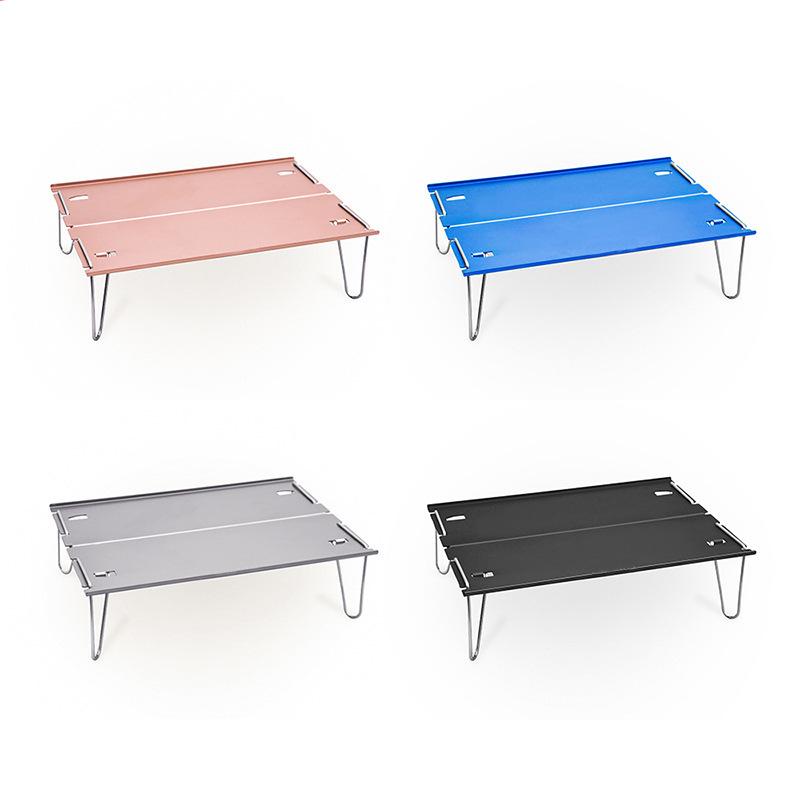 Aluminum Portable Folding Table for Camping and Outdoor Dining Champagne Color