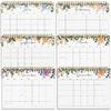 Small Desk Calendar 2026, Gimoner Standing Flip Desktop Calendar Covers 12 Months Runs from January 2026 to December 2026, Floral Design Calendars
