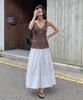 Lugkaeseuteu Liz Cotton Flare Long Skirt / Lise Cotton Flare Long Skirt_2Colors