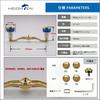HEIGHTEN Bait Reel Handle Aviation Aluminum Shimano Daiwa Abu Garcia Universal Engn series V2.0 105/115mm (Gold, V2.0-105mm) (1074)