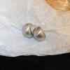 High-End European & American Metal Water Drop Ear Clips - No Piercing, Cool Autumn/Winter Style