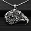 Retro Eagle Animal Pendant Necklace Trendy Men's Hip Hop Necklace Accessories