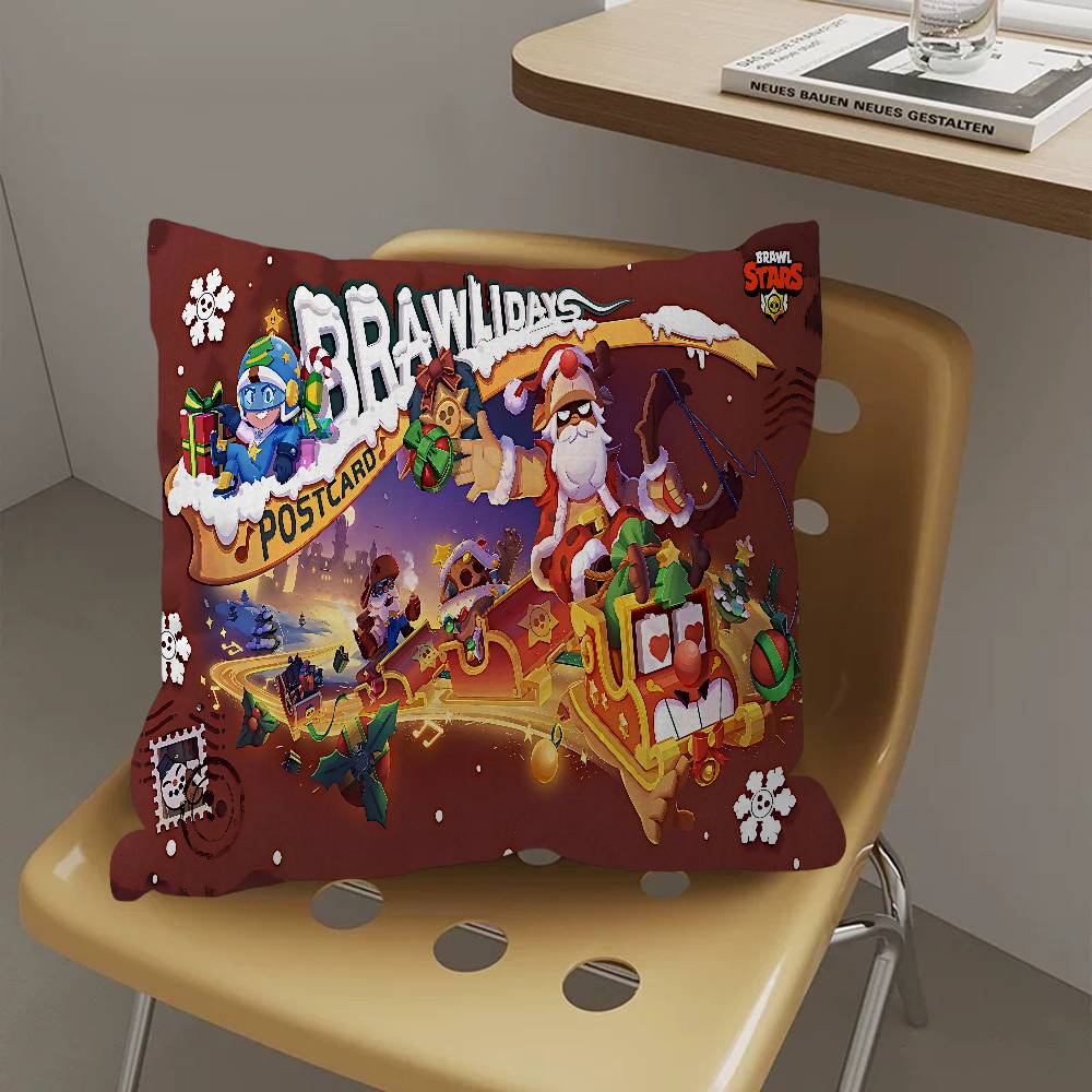 Cute B-Rawl Game S-Stars Pillowcases Home Bedding Decorative Pillow Cover Wedding Super Soft Pillow Case