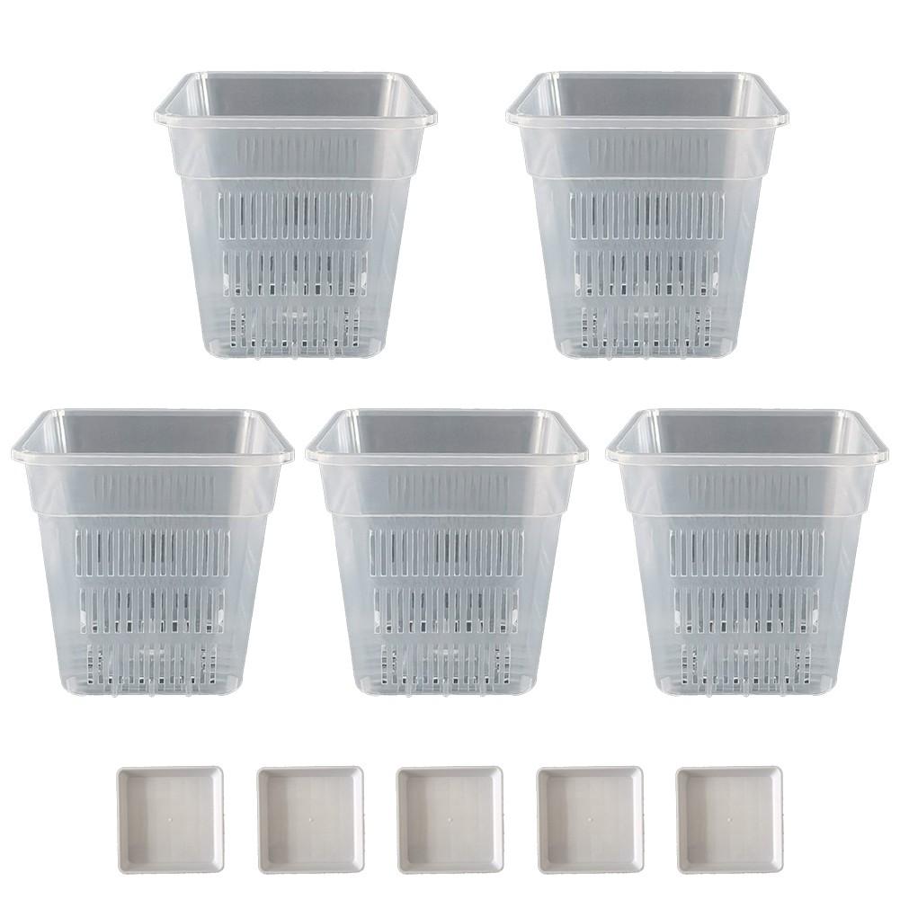 Root Observation Square Pot Designed for Optimal For Plant Growth Conditions