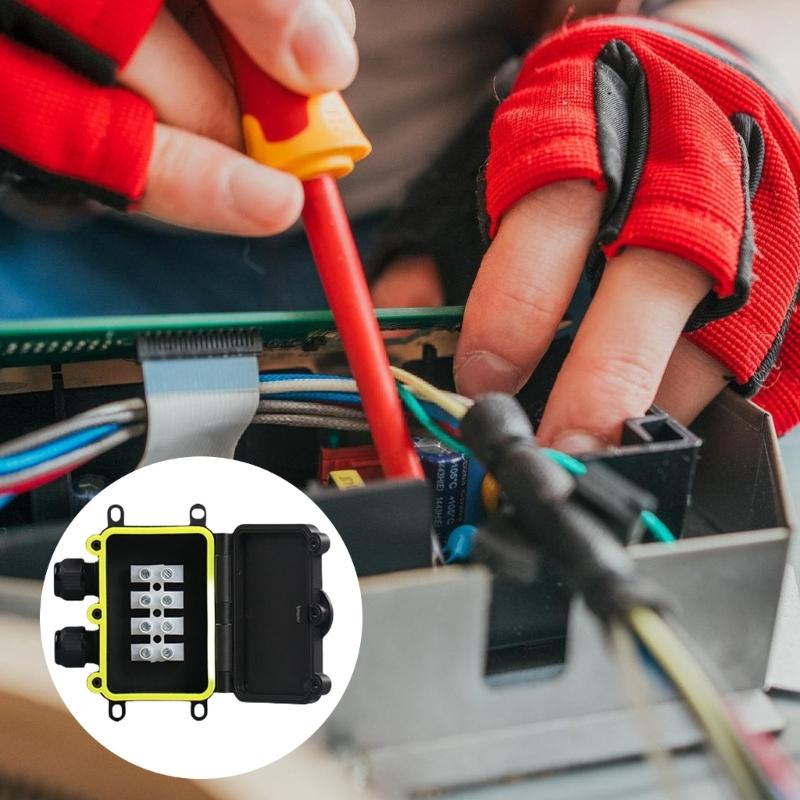 Lauko vandeniui atspari jungiamosios dėžutės Elektros apsaugos dėžutė Požeminis elektros jungiamosios dėžutės Kabelio jungtis Patvari