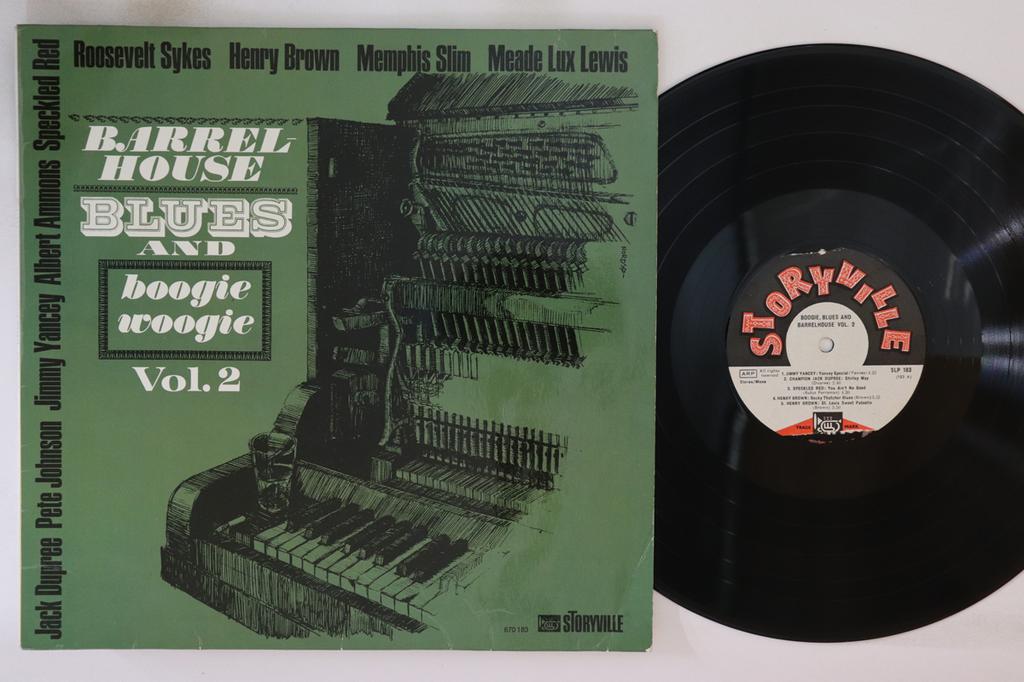 LP Record VARIOUS  Barrelhouse Blues And Boogie Woogi SLP183 STORYVILLE Denmark Blues Used
