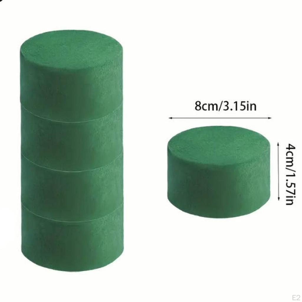 5 Stück Grüner Steckschaum, Pflanzenschaum für Club Geburtstag Hotels Frischblumendekoration