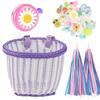 Retro Woven Bicycle Basket
