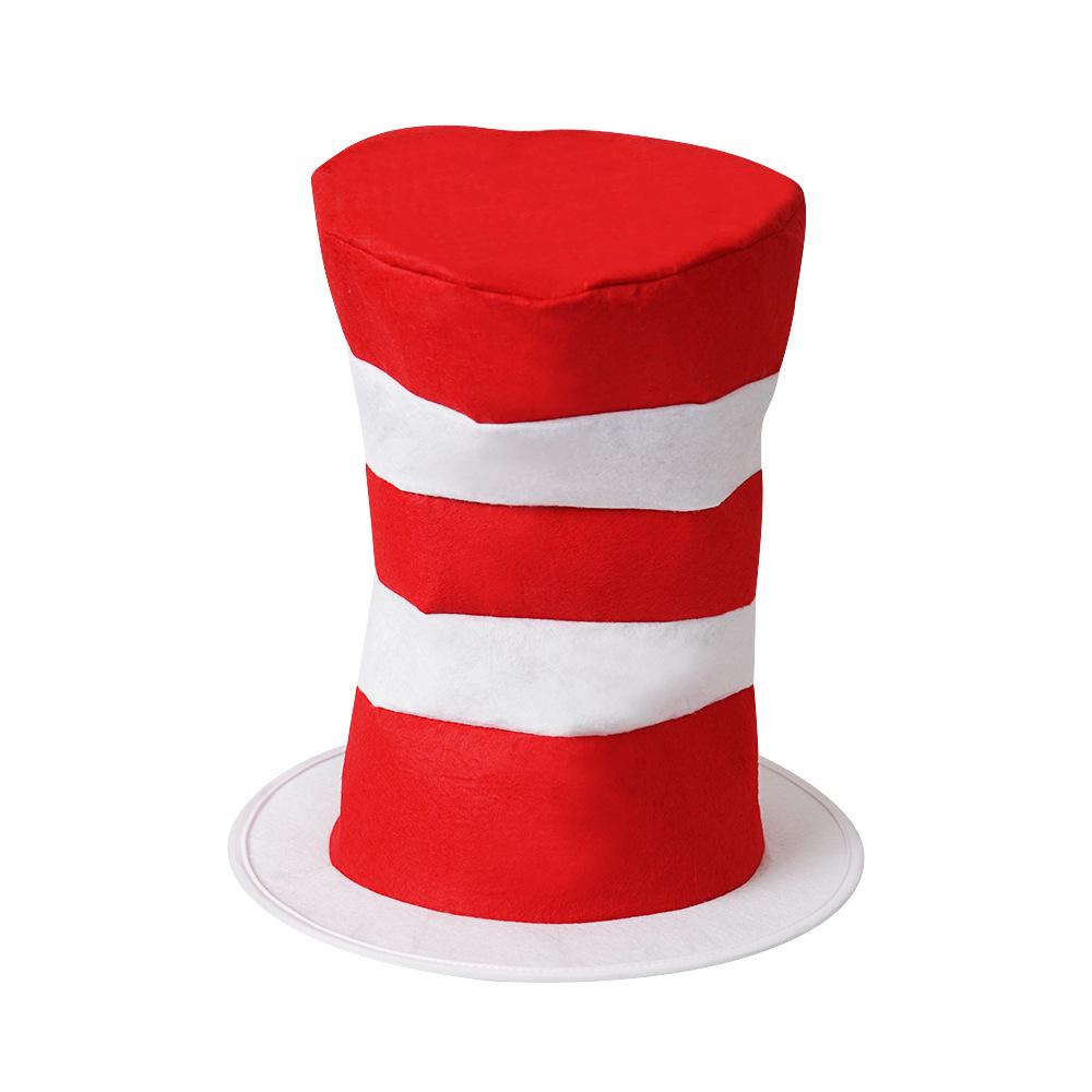 Dr. Seusa Kaķis Cepurē Cosplay Kostīma