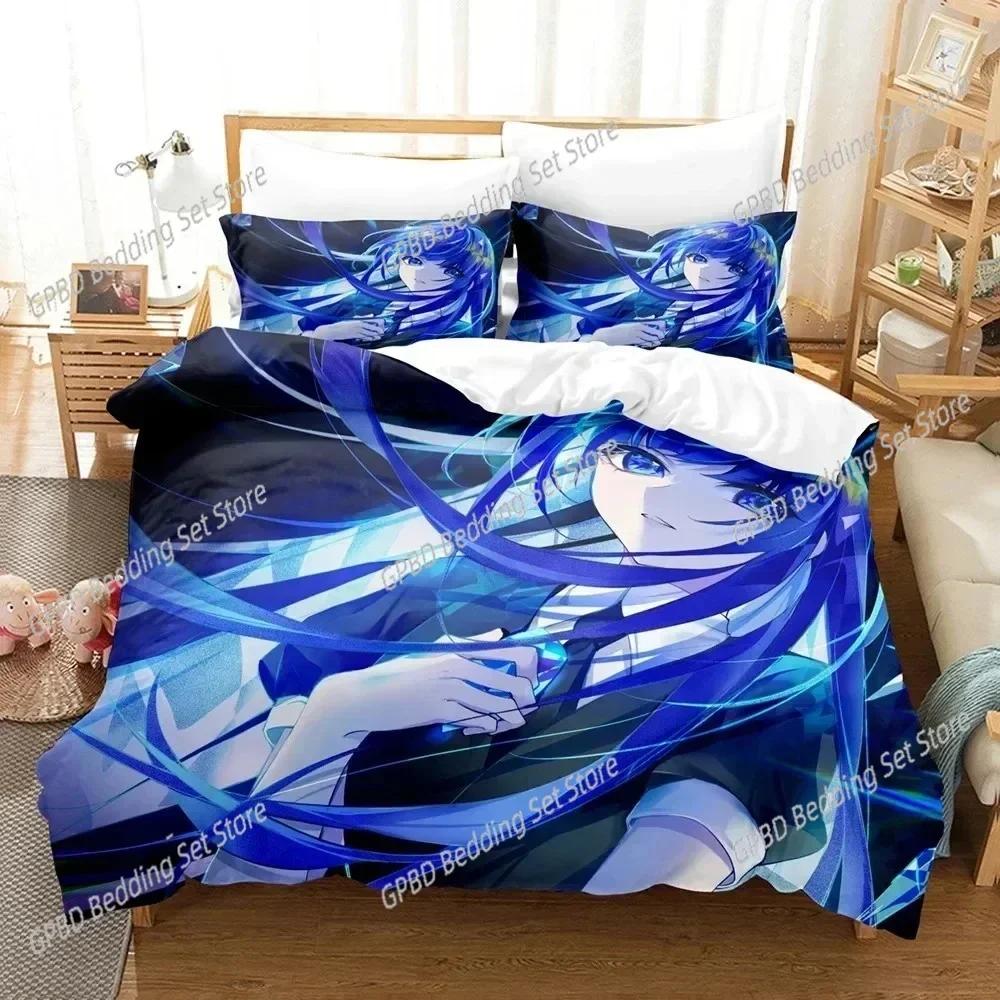 Comforter 3D Print Anime Houseki No Kuni Bedding Set 3D Printed Suitable For Bedroom Kids Home Textile