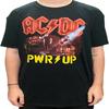 AC_DC T Shirt Pwr Up Power Up Neon Live Band Logo Official Unisex Black