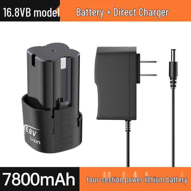 16.8V Cordless Electric Screwdriver Drill with Large Capacity Lithium Battery