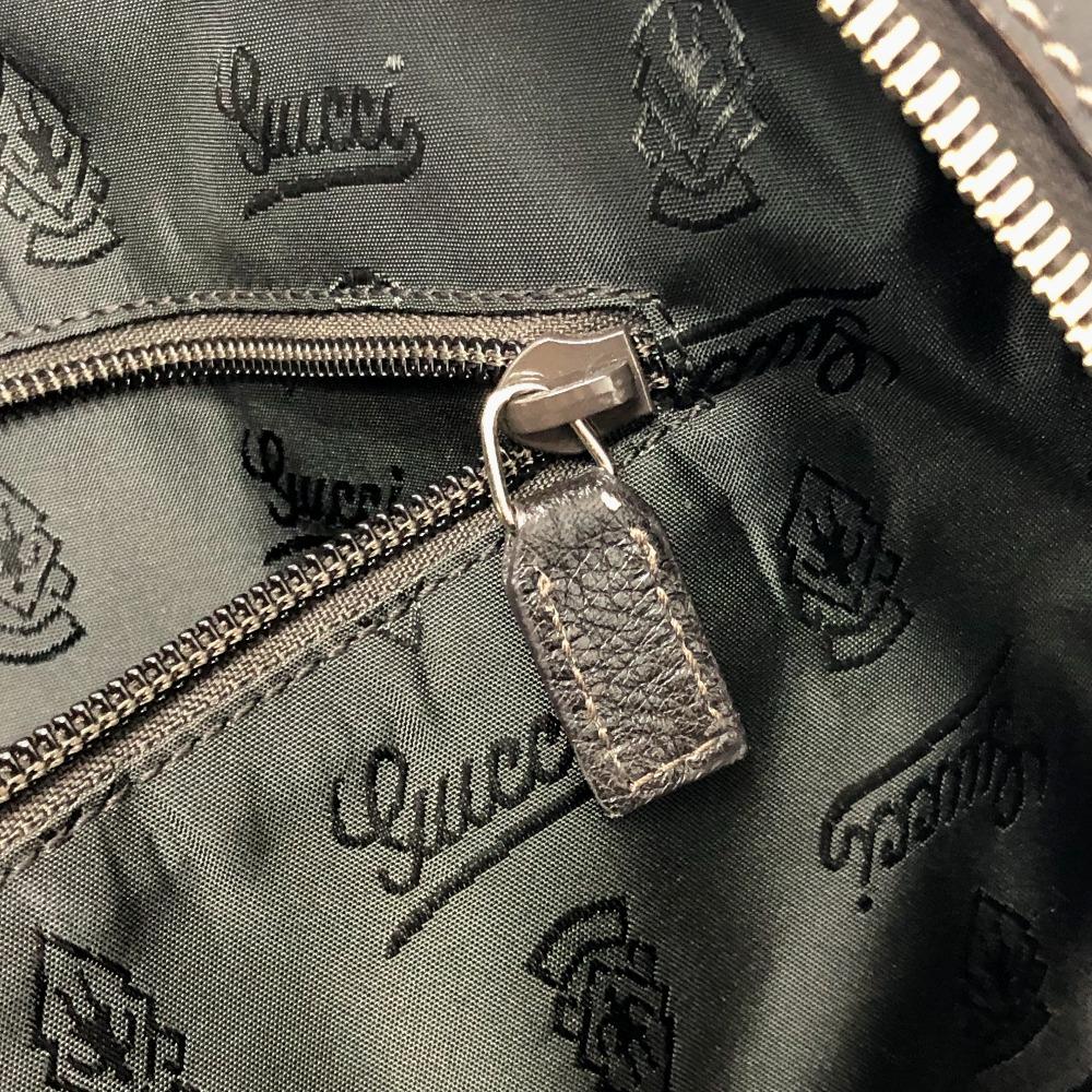 GUCCI 201480 Sima Line Hand Bag Business bag Briefcase Leather Brown