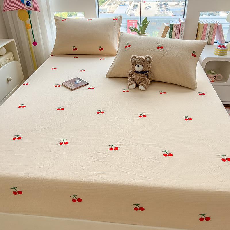New Style Bed Sheet Single Piece Dormitory All-inclusive Non-slip Bed Sheet Bed Cover Bedroom Bed Mattress Protector
