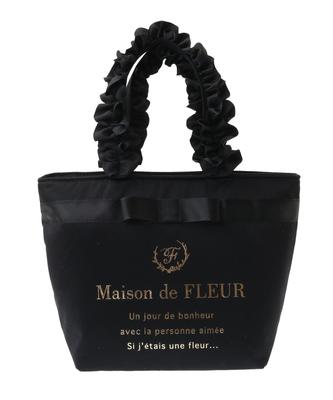 Brand Logo Frill Handle Tote Bag S Black F Tote Bag 08001386400