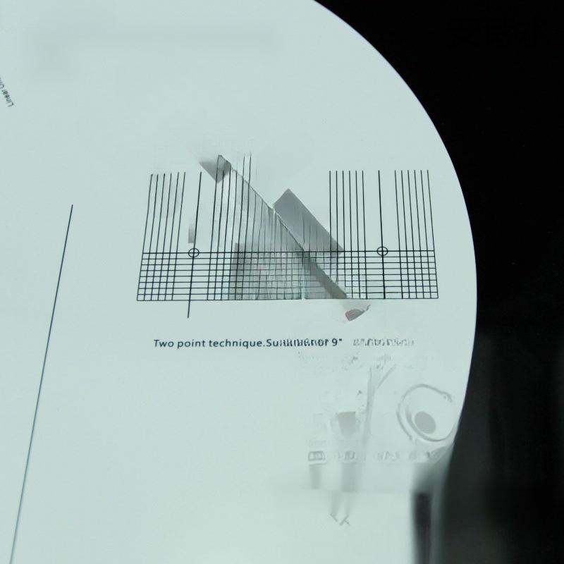 Turntable Vinyl Record Speedometer & Stylus Angle Calibration Disc with Distance Detection Earrings.