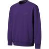 Salomon Round Neck Long Sleeve Pullover Sweatshirt Women sweatshirt Purple LC2572900