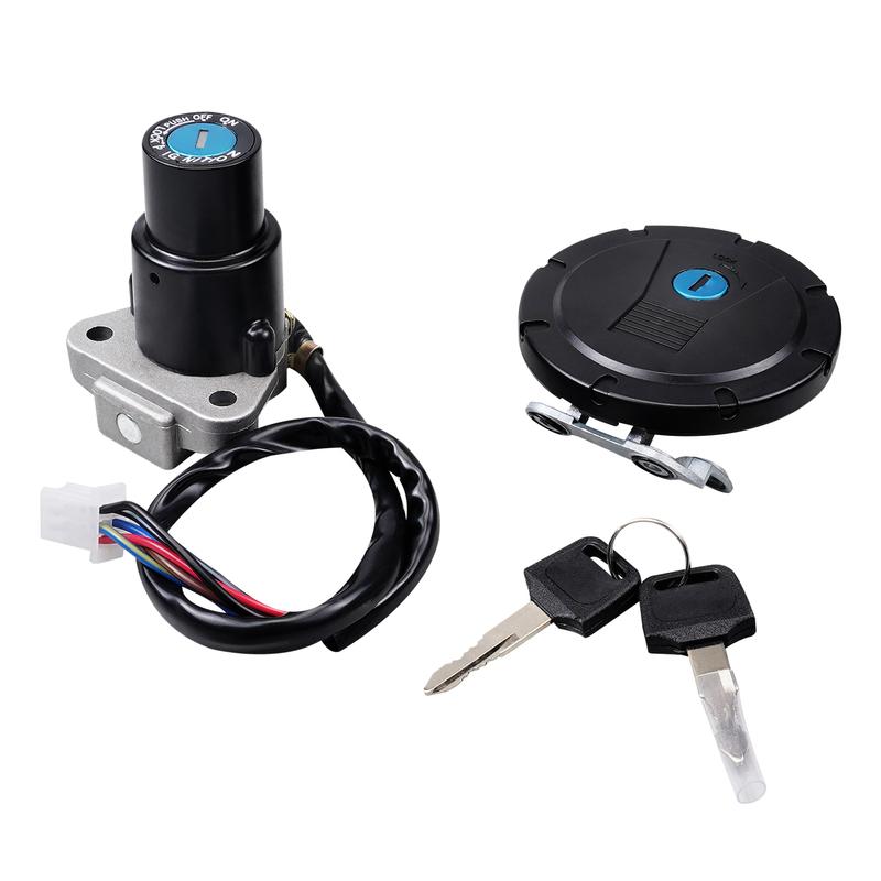 

Motorcycle Fuel Cap Lock Keys Ignition Switch for Kawasaki KLR 650 KLR650 1987-2007