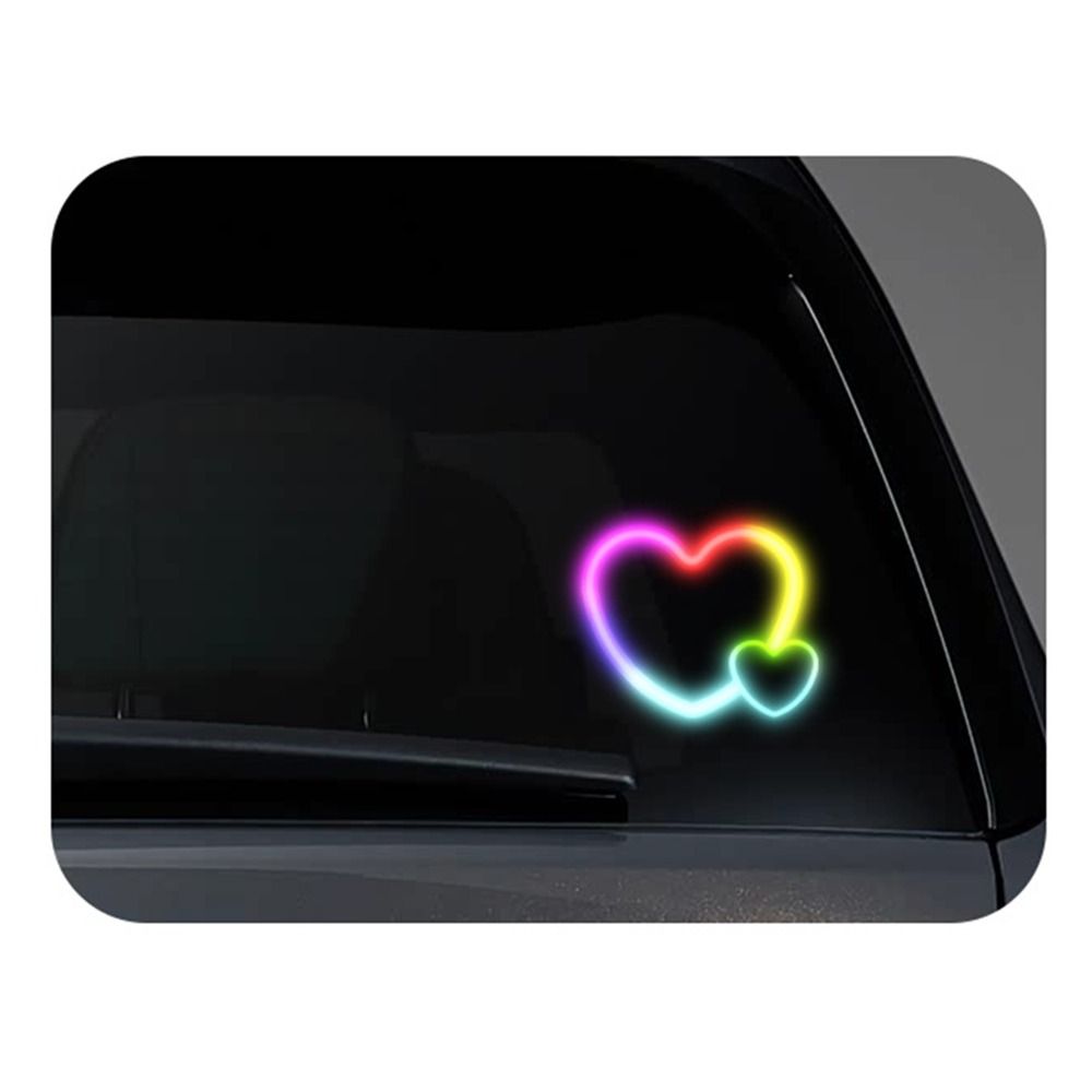Soft Illumination Car LED Heart Light Easy Installation Car Ambient Light Romantic Decor