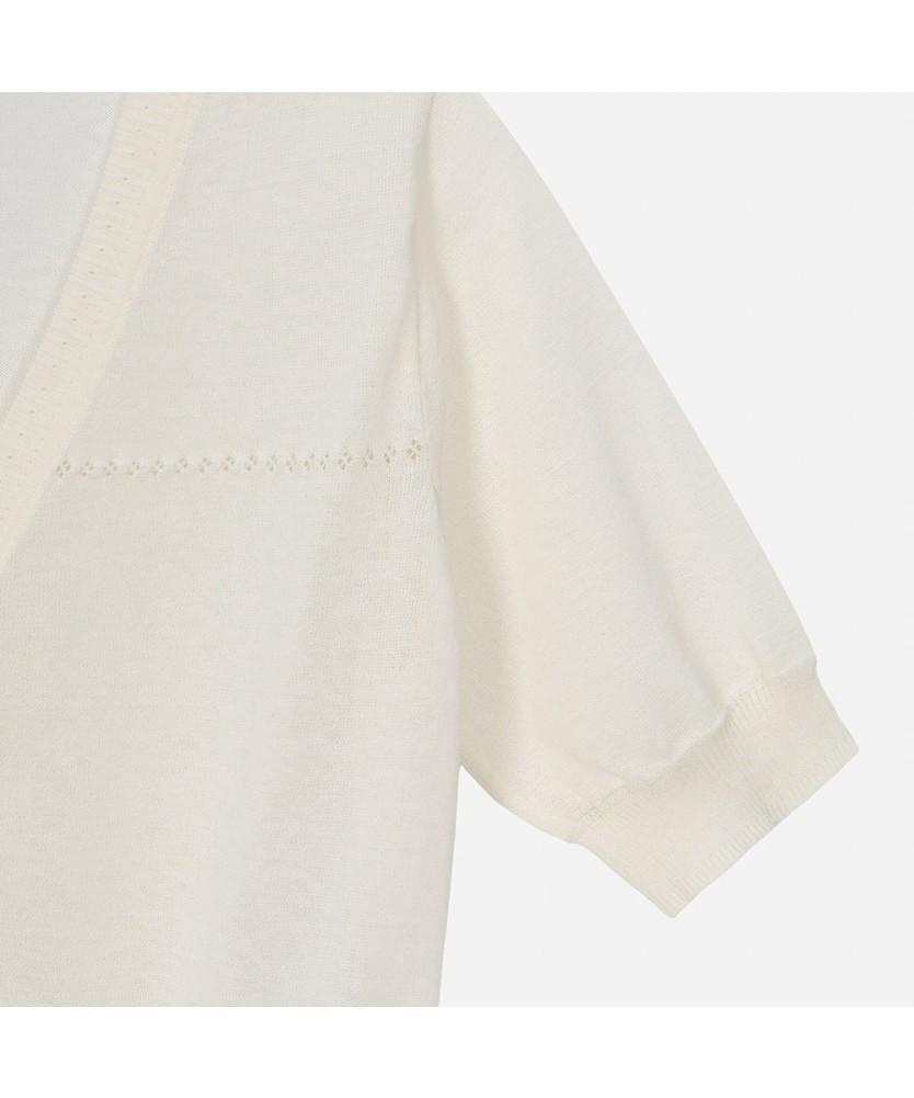 Thursday Island V-Neck Short Sleeve Cardigan_T264Mcd253W