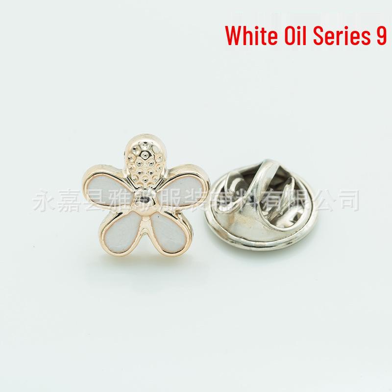 

Detachable Adjustable No-Sew Pearl Button Brooch for Shirt Decoration