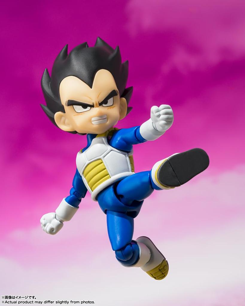 TAMASHII NATIONS Dragon Ball DAIMA Vegeta 70mm PVC ABC Painted Movable Figure S.H.Figuarts (Mini) -DAIMA- Approx. &