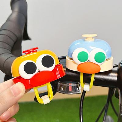 Cartoon Sausage Lip Bicycle Bell Crisp Loud Sound Lightweight Universal Children Bicycle Scooter Handlebar Alarm Bell Bike Accessories