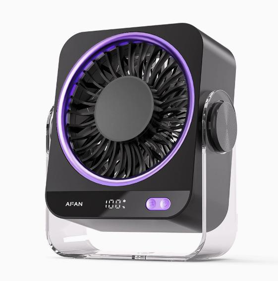 2026 Rechargeable Desktop Air Conditioner Fan with Semiconductor Refrigeration and Ice Pack Original Size