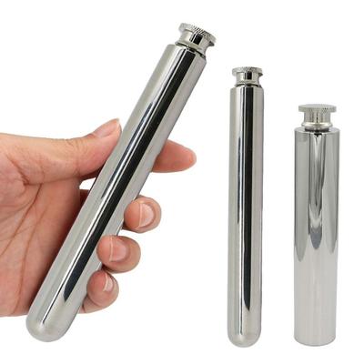Metall-Weinflasche 55ml 60ml Wein Whisky Flasche Langlebiger Röhrenförmiger Weinkrug Outdoor