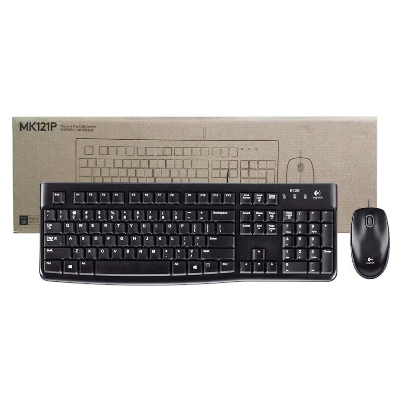 

Logitech MK121P Wired Keyboard and Mouse Combo