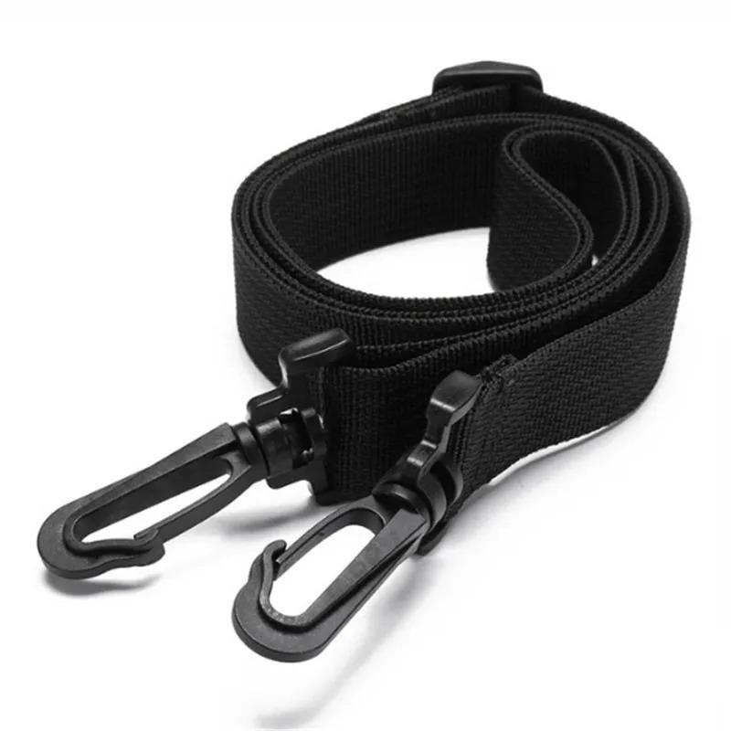 Black Long Straps Bag Part Accessories Adjustable Replacement Shoulder Bag Strap Detachable Belt Messenger Bags