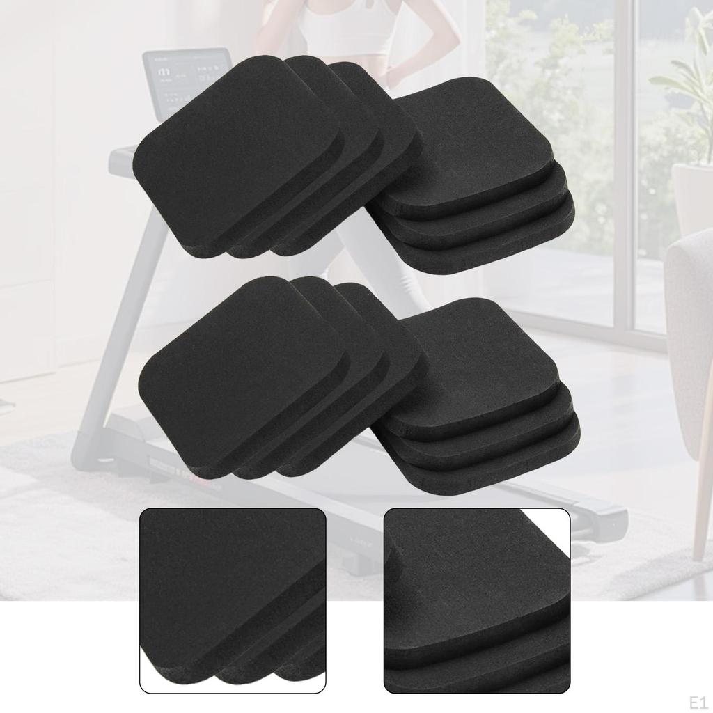 12 kusů podložka pod běžecký pás antivibrační multifunkční gumová podložka cvičební vybavení pro