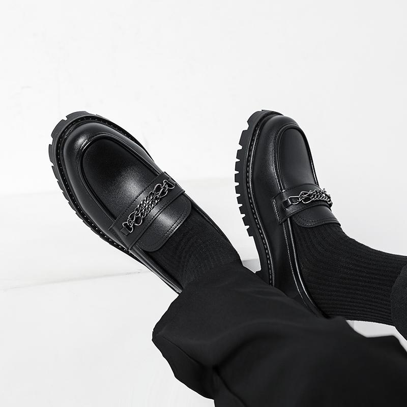 Handmade Leather Loafers Comfortable Men's Shoes New Men Casual Shoes Quality Split Leather Flat Moccasins Men Business Shoes