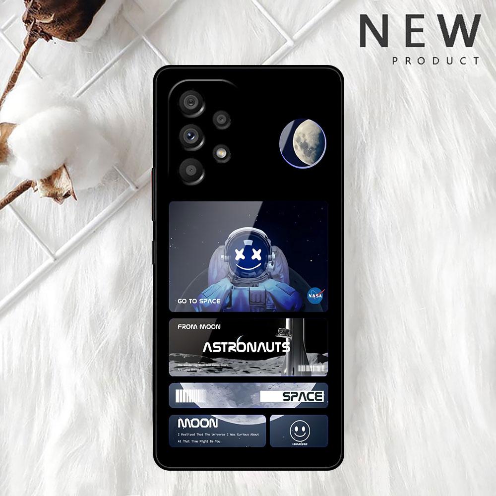 

Чехол для телефона Samsung Galaxy A52 A12 A51 A32 A21s A71 A32 5G A12 A22 A53 A31 A13 A72 A02s с изображением астронавта и звезды Samsung A52 4G(5G)