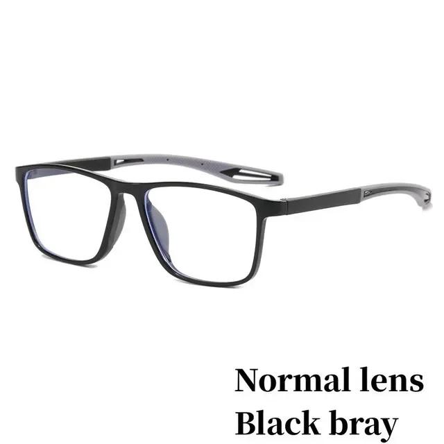 Retro Flexible TR90 Sports Myopia Glasses Photochromic UV400 Eyewear Color Changing Smart Outdoor Near Sight To -4.0
