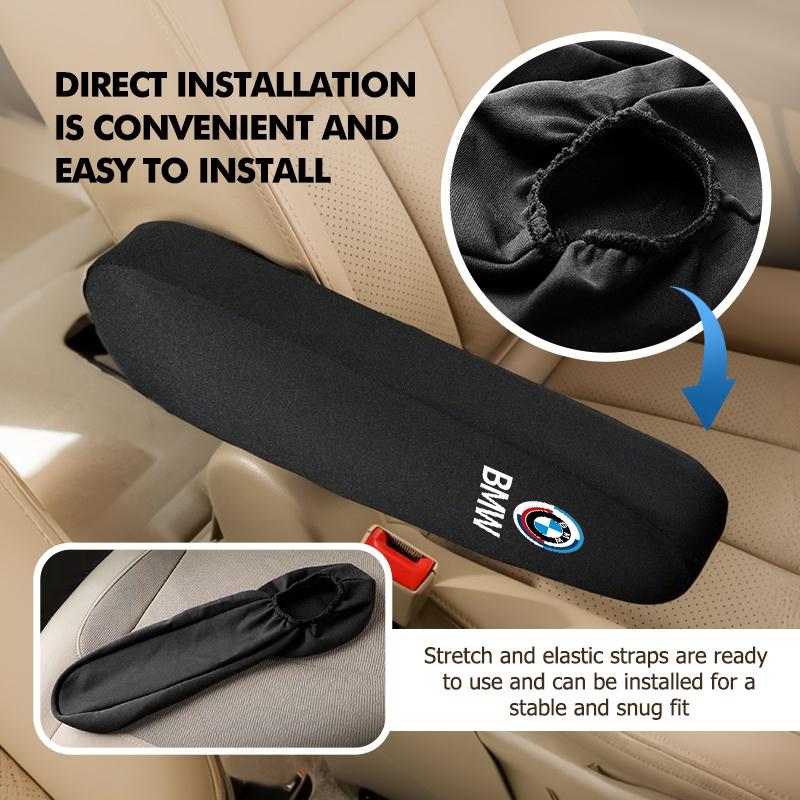 Car Seat Side Armrest Cushion Dust-proof Pad Protective Cover For BMW M M2 M3 M4 M5 M6 E46 E90 E60 F30 E39 X1 X3 X4 X5 rlpf46