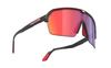 Rudy Project Spinshield Air Sports Black Sunglasses, Matte/Multi-Laser Red, SP843806-0002