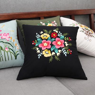 Pillow Covers Sewing Kits Embroidery Pillow Covers Kits with Embroidery Needle Pillow Case Craft Kits for Adults Kids